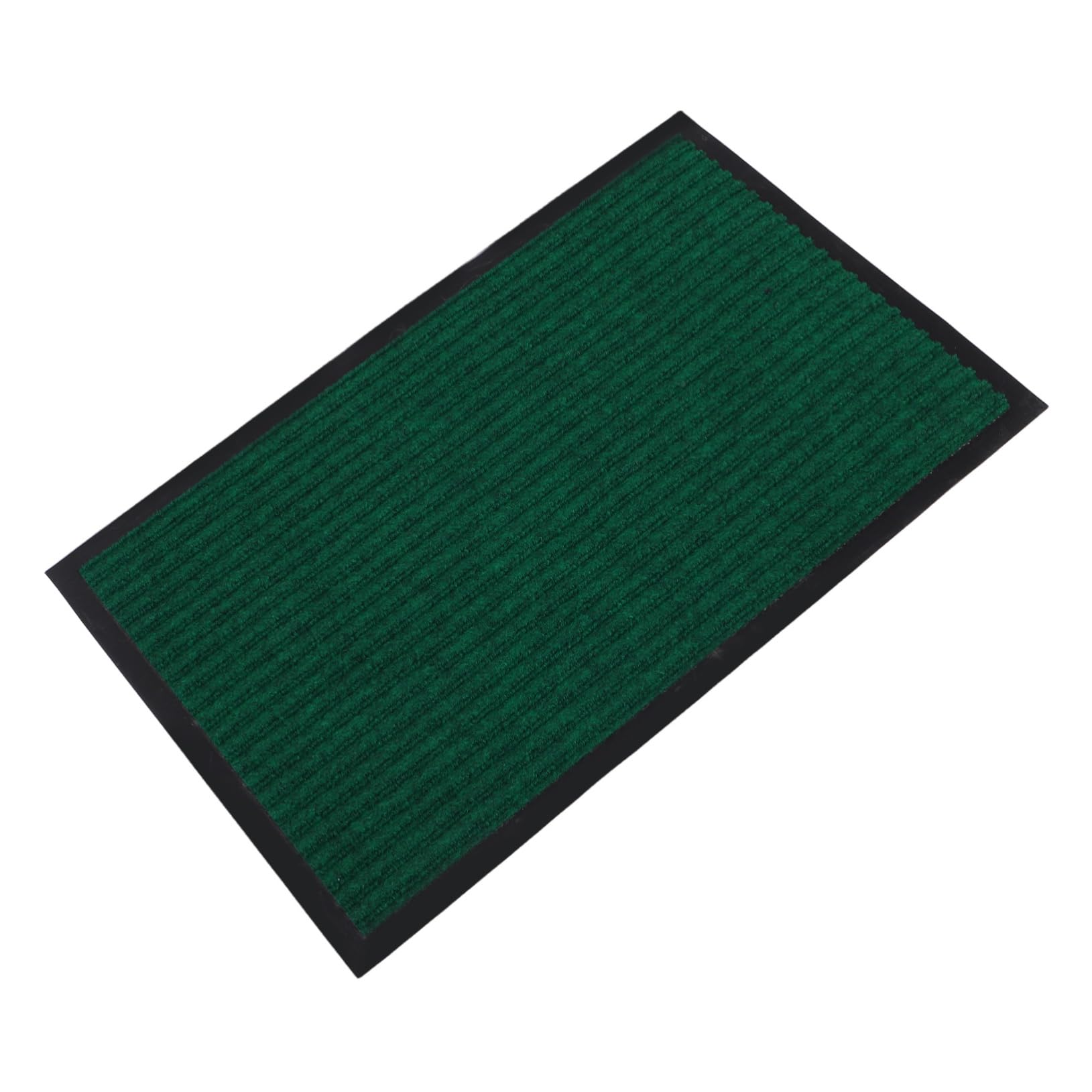 Felpudo de entrada interior Zerodeko en color verde con acabado absorbente