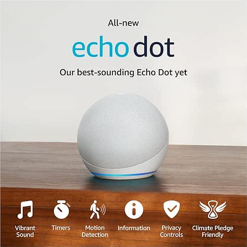 Like-New Echo Dot (5th Gen, 2022 release) | With bigger