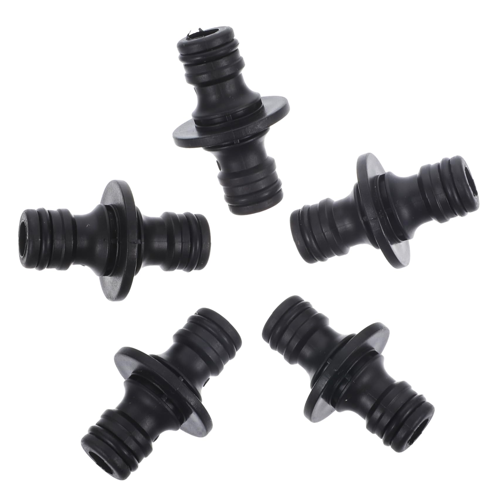 TOYANDONA 3 Series Conector Rápido Conectar Hose Accesorios De Conexión Rápida Irrigación Agua Adaptador De Manguera De Jardín Conector De Manguera De Plástico El Plastico Negro 25 Piezas*3