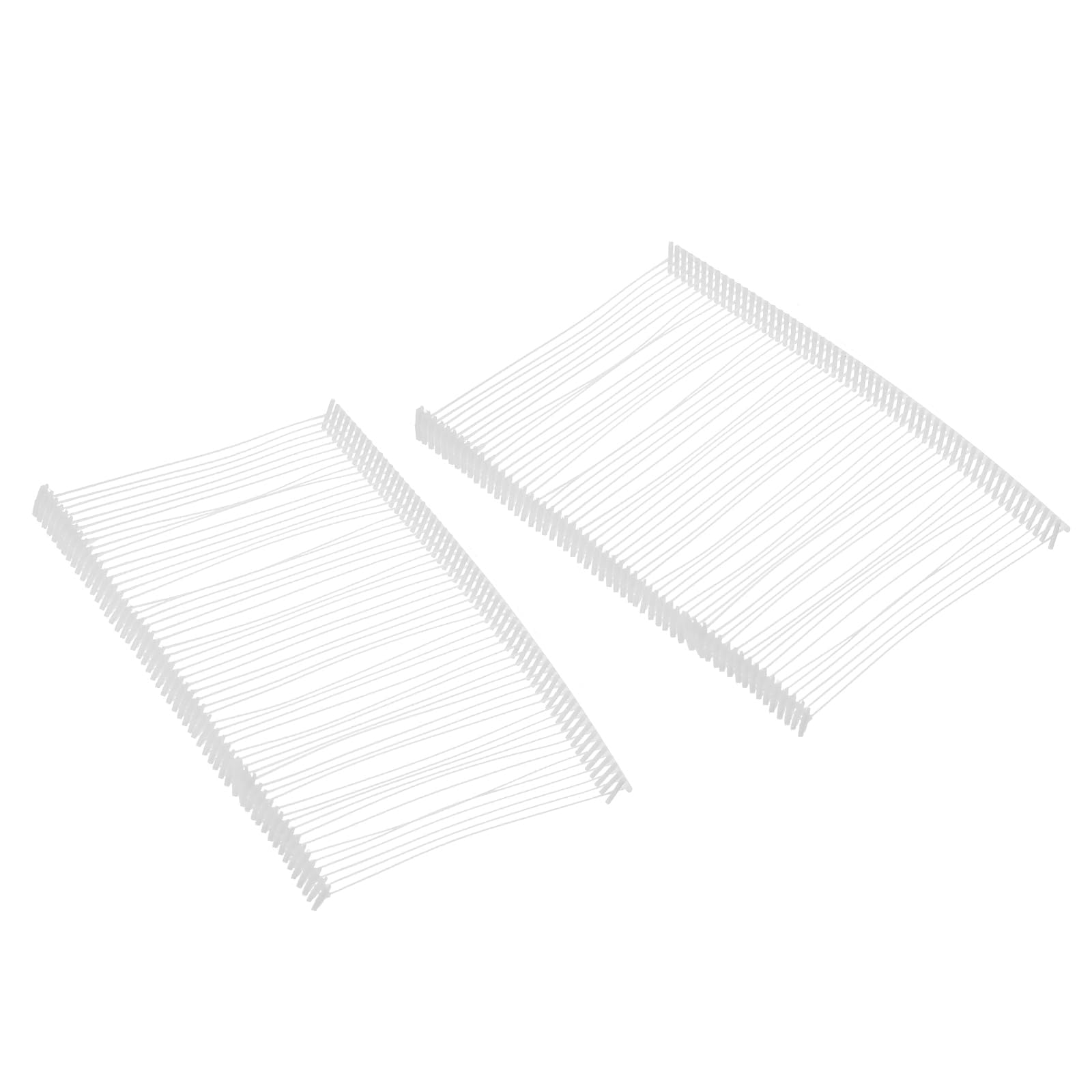 Soulnioi 1000PCS Plastic Tagging Barbs 6.5cm (2.56"), White Fasteners, Standard Tag Pins for Clothes Labels, Price Tags, Compatible with Tagging Guns for Shop or Warehouse