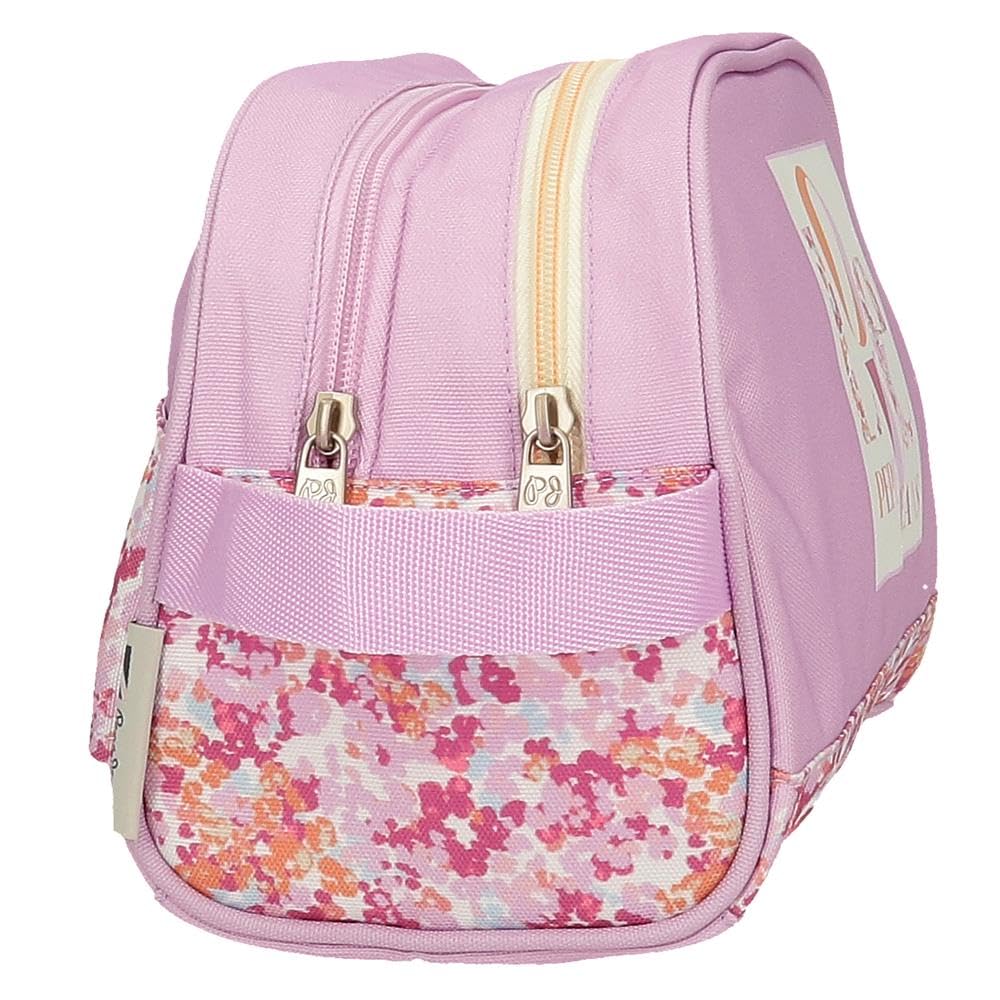 Pepe Jeans Sandra Nececer Adaptable Pink 26x16x12cm Polyester by Joumma Bags by Joumma Bags, Pink, Nececer Adaptable, Pink, Nececer Adaptable