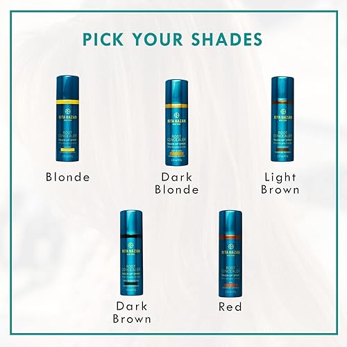 Miniatura 6 de Rita Hazan - Espray para retocar raíces y cubrir canas, color rubio, 2 onzas