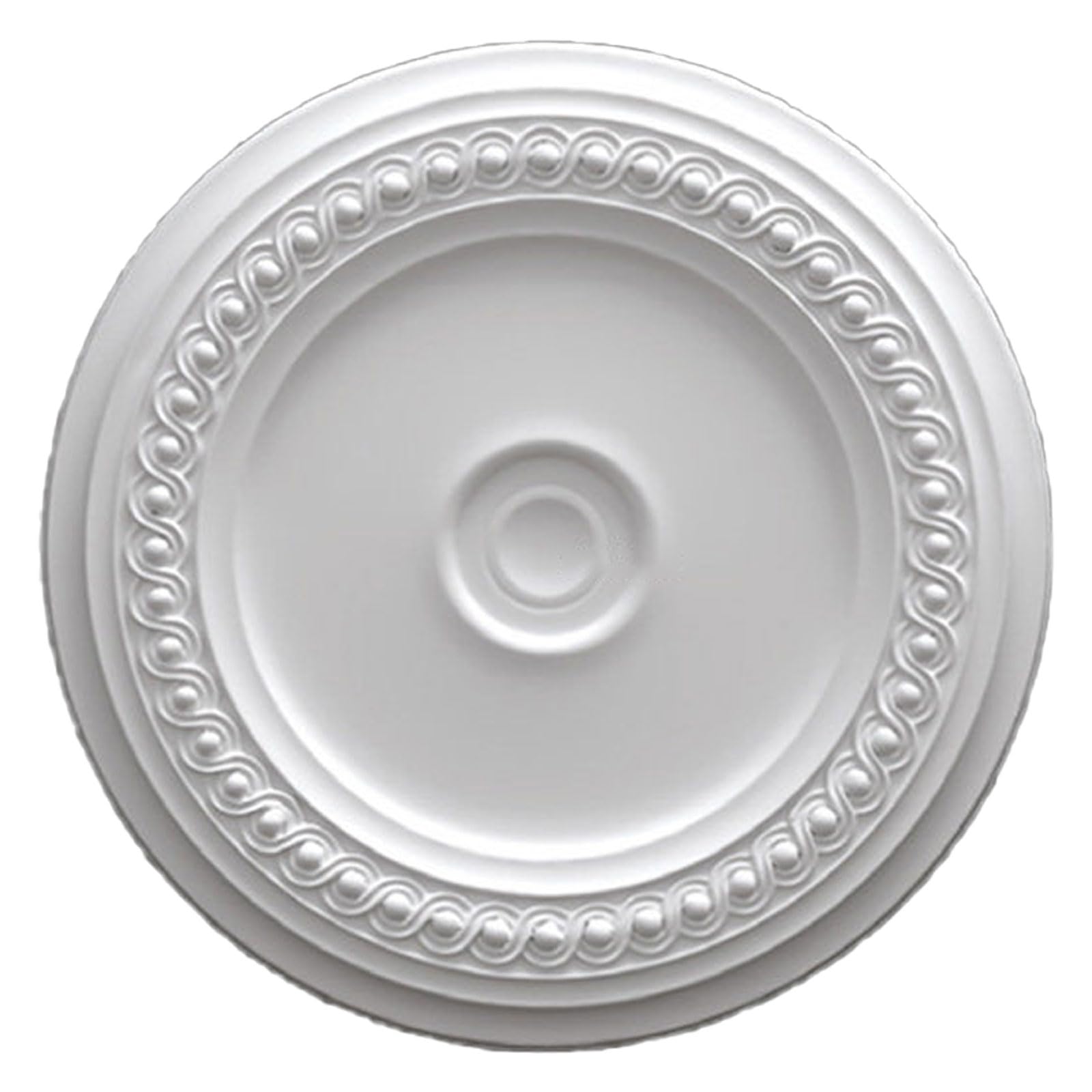 Foelanne White Z Decorative White Pu Chandelier Ceiling Medallion 27-66Cm(,62.5Cm)