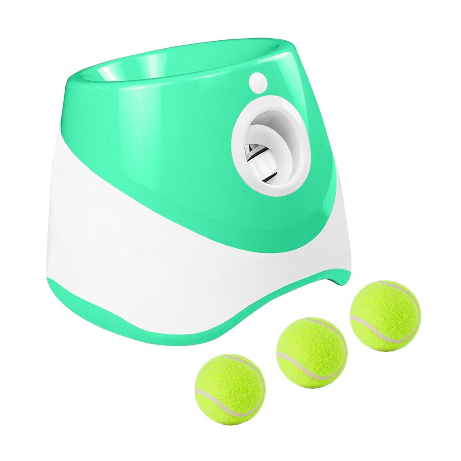 Colcolo Distributeur de balles pour Chiens, Jouet interactif pour Chiens de Taille Moyenne et Petite, Vert