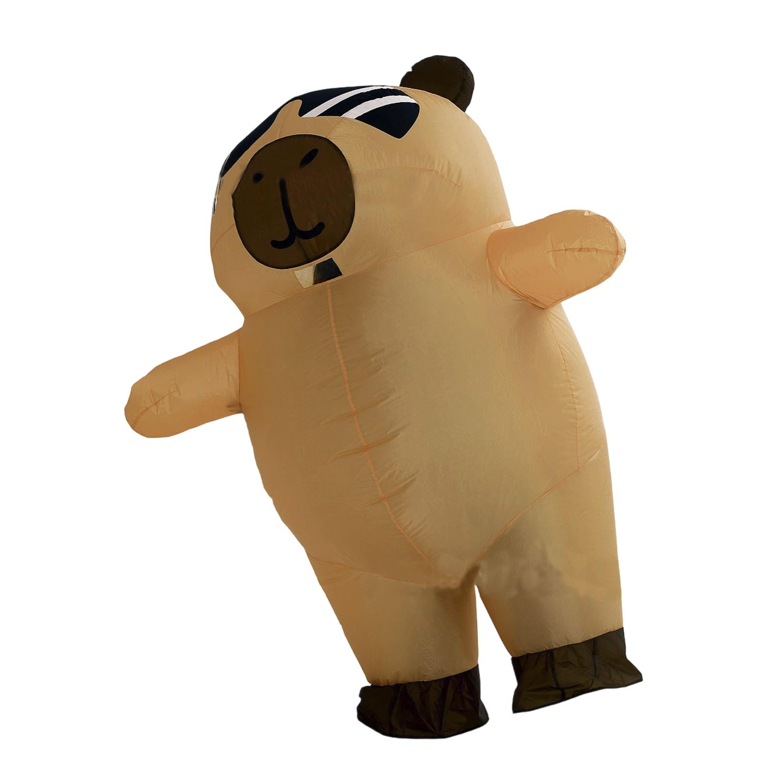 Capybara Disfraz hinchable para hombre, fiestas, disfraces, divertidos, festivales, carnaval, disfraz, celebración, adultos, ropa inflable, divertido, mono de animales cosplay