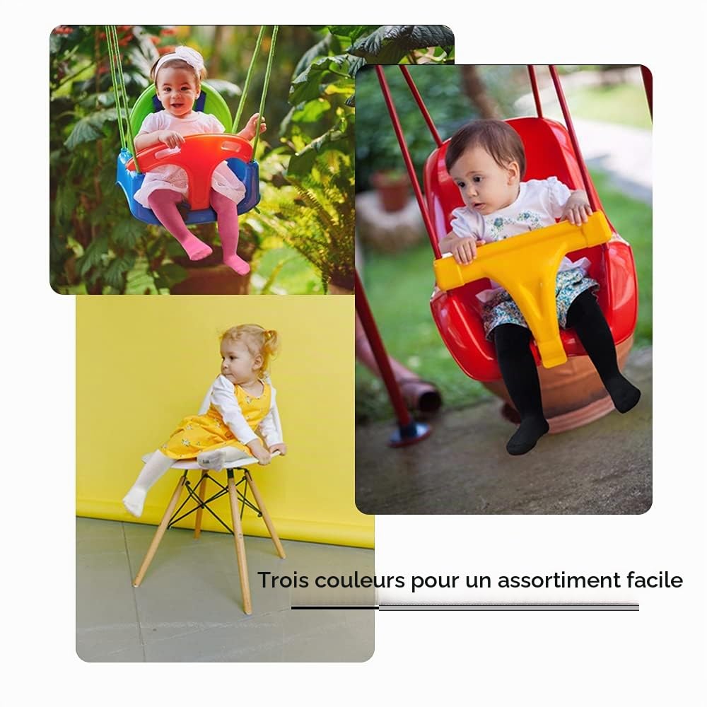 Collants tricotés en coton pour bébé fille (0-2 ans), leggings de danse pour bébé fille