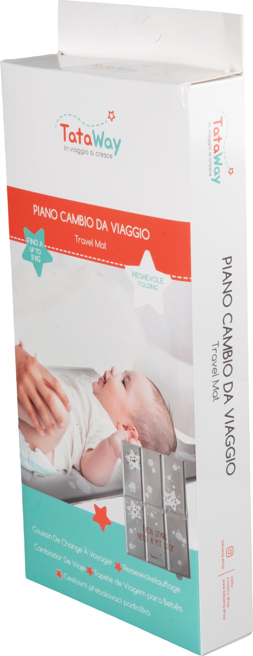 Table à langer pliable portable pour bébés, matelas à langer de voyage imperméable et compact, avec poches de rangement, doux et lavable, idéal pour les sorties et les voyages