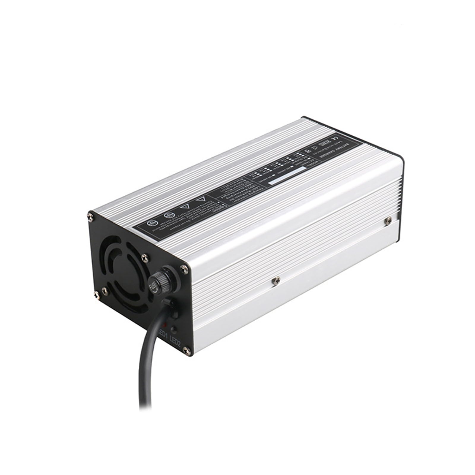 Caricabatterie per Carrelli Elevatori,Caricabatterie per Batterie da 12V/24V/36V/48V/60V/72V,per Transpallet Elettrico, Carrello Elevatore, Lavasciuga Pavimenti