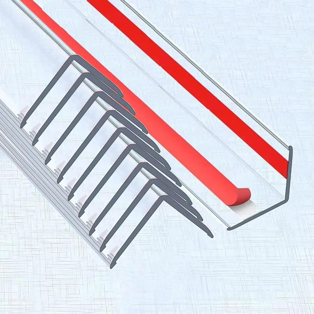 Clear Self-Adhesive Wall Corner Guards Walls Edge Protector & Corner Protectors for Wall, Furniture Corner, Door Easy to Install for Baby (10 Pcs, 1in