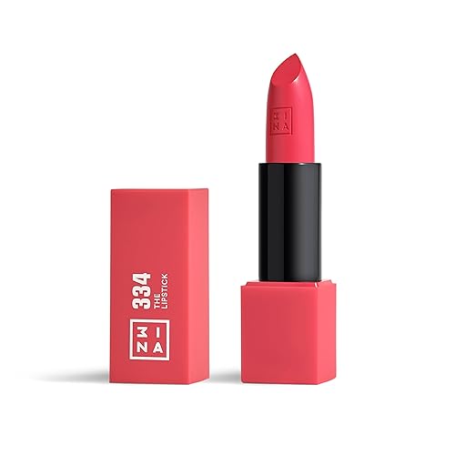 3INA The Lipstick 334 - Excelente selección de tonos - Acabados mate y brillantes - Altamente pigmentado y cómodo - Fórmula vegana y libre de