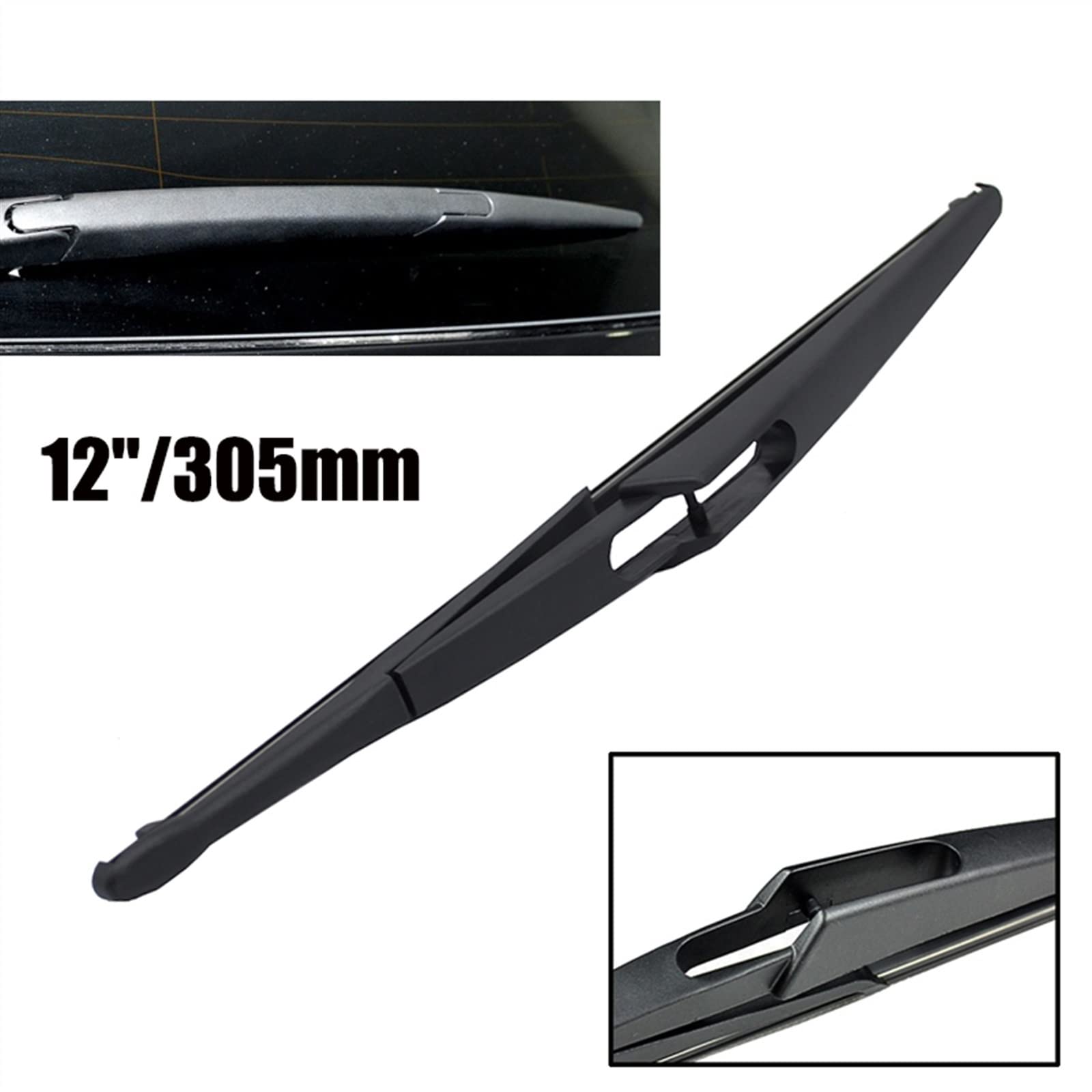 Juego De Escobillas Limpiaparabrisas Delanteras Y Traseras De 26 "+ 23" + 12 "para Parabrisas De Coche Limpiaparabrisas Para Benz Clase A W169 2004-2012 Parabrisas