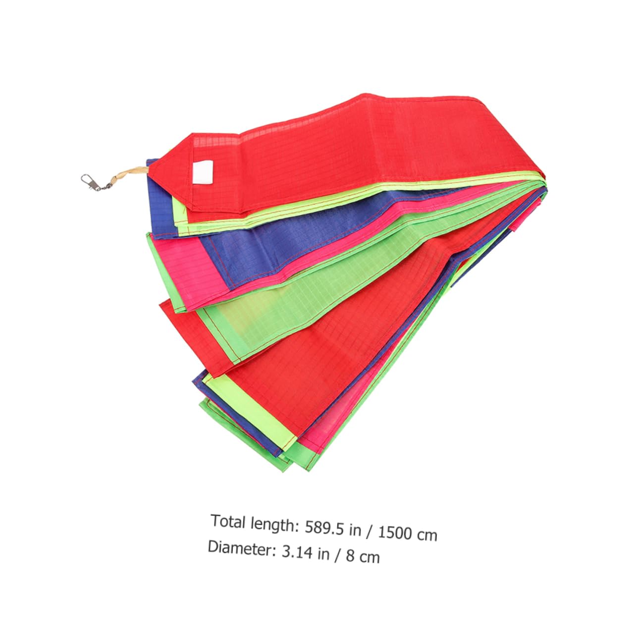 BESPORTBLE 2sets Easy to Use Kite Tail Kite Tail Streamer Vivid Colors Making Supplies Attachment Kit 2pcs*2