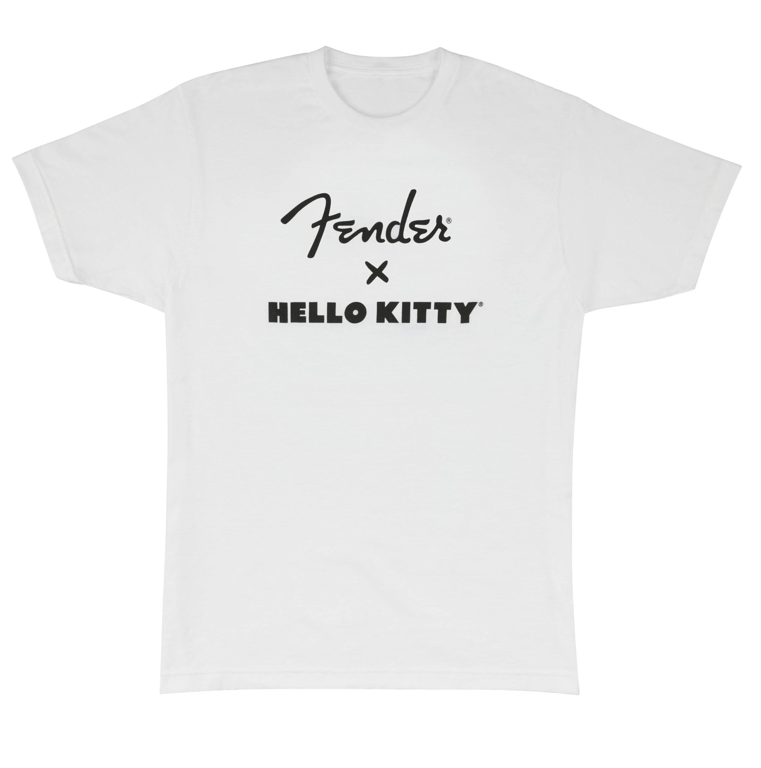 Amazon.com: Fender x Hello Kitty Logo Tee, White, M : Musical