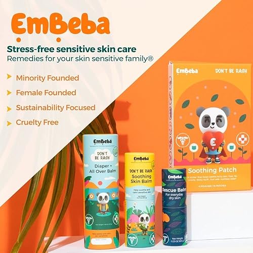 Miniatura 7 de Parche calmante para piel con picazón y picazón por picazón  Parches de gel naturales calmantes antipicazón para niños con piel sensible,