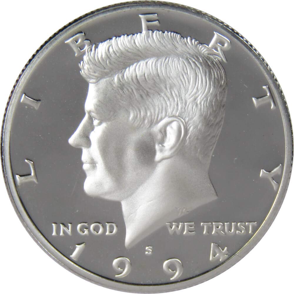 1994 S Kennedy Half Dollar Choice Proof 90% Silver 50c US Coin