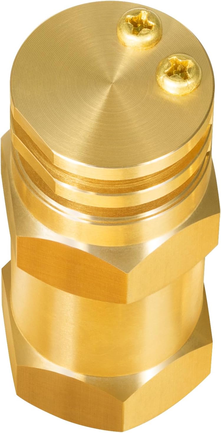 6540-1 Boomless Spray Nozzle 1/2" FPT #5 Orifices (90° & 180° Caps) 2.0 GPM @ 40 PSI Brass Construction Replaces for 6540 1, 6540-01, 654001, 65401