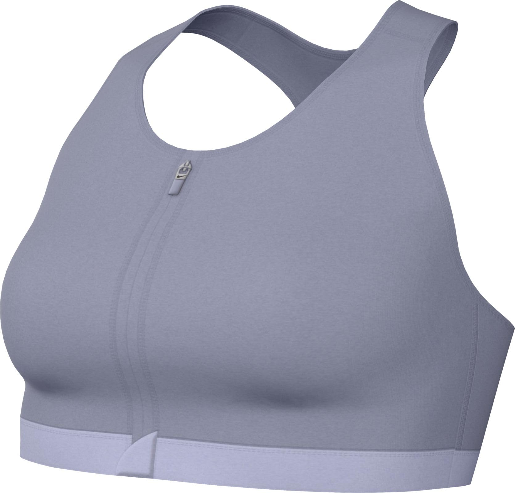 NIKE DD1205-519 W NK DF SWSH Zip Front Bra Sports Bra Women's Black Size M