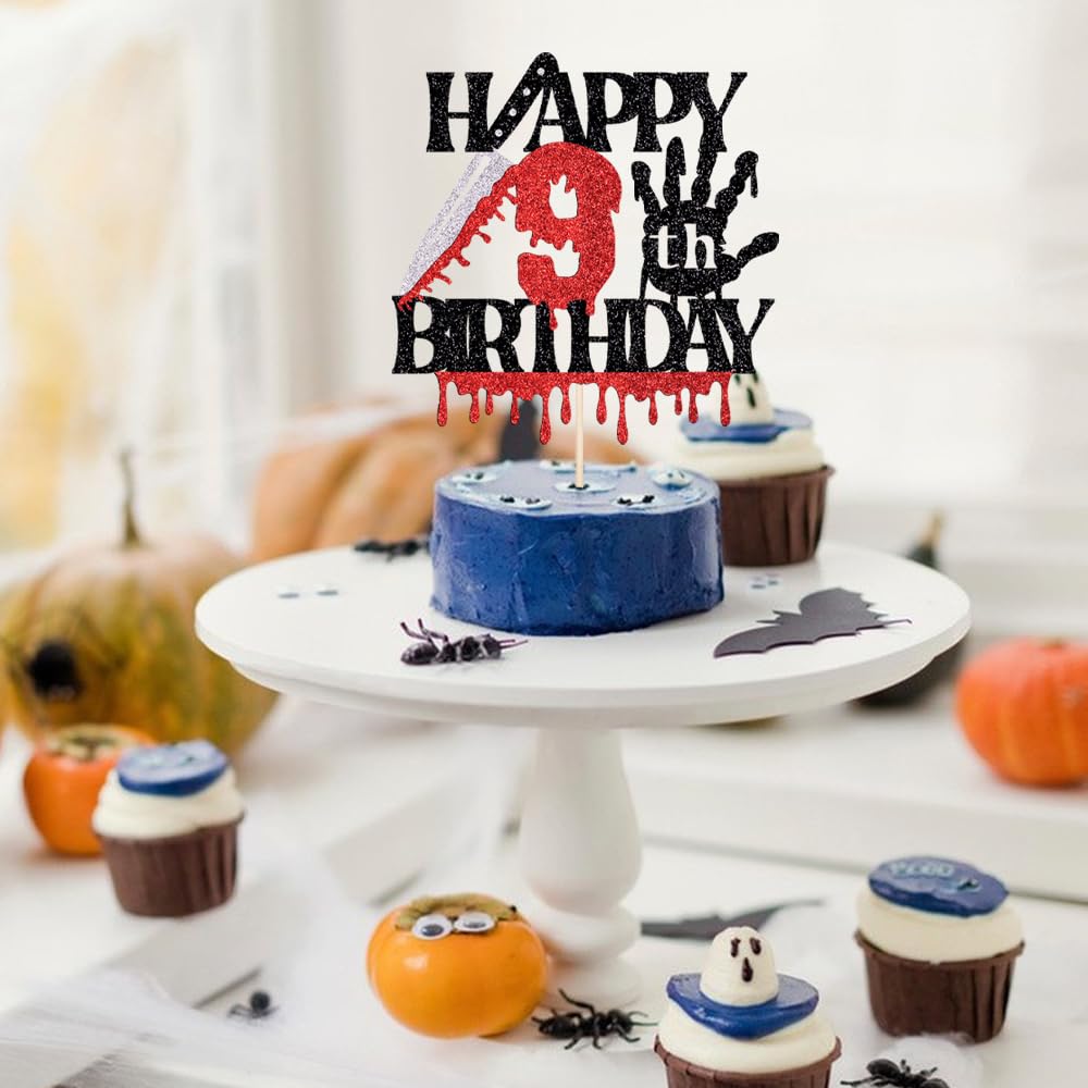 9pcs Purple Butterfly Cake Toppers, Butterfly Cupcake Toppers Happy Birthday Metal - View #4