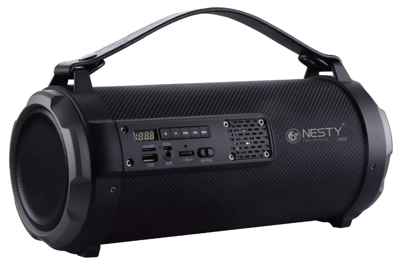 Nesty GR22 New 8.8 Watts Bluetooth Portable Speakers (Black)