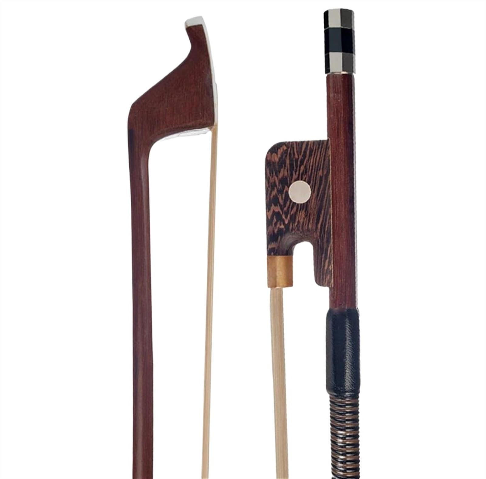 Arco Per Contrabbasso 4/4 3/4 1/2 1/4 1/8 Bastone Rotondo In Legno Brasiliano Verticale Durevole (Color : 1/2)