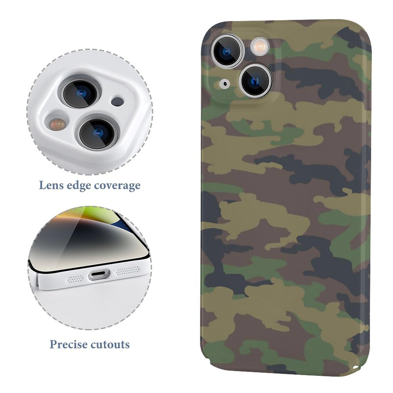 Amazon.co.jp: iPhone 14 ケース 迷彩柄 カモフラージュ 携帯電話