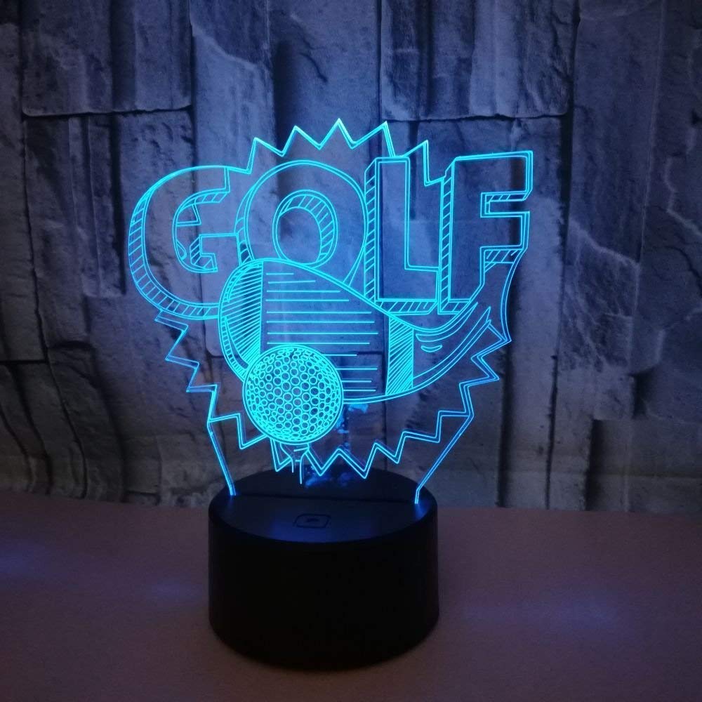 KJsdaADSA 3D LED Night Light, 16 Color Changeable, USB Power & Touch Control, Remote Control, Modern & Contemporary Style, Energy-efficient, Indoor Use