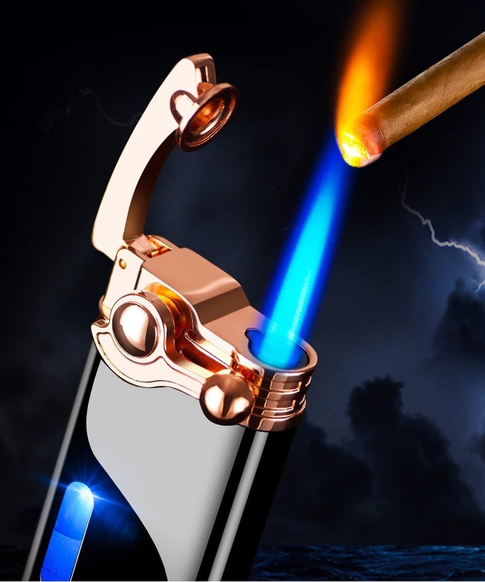 ゴールドメタルライター　ガスライター　レトロ　　 　ビンテージ Amazon.co.jp: ガスライターレトロジェットトーチターボライター