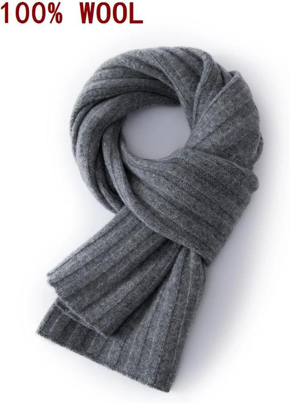 Women's Scarf Warm Knitted Shawl Wrap Solid Color Soft And Casual Neckwear For Everyday Fashion