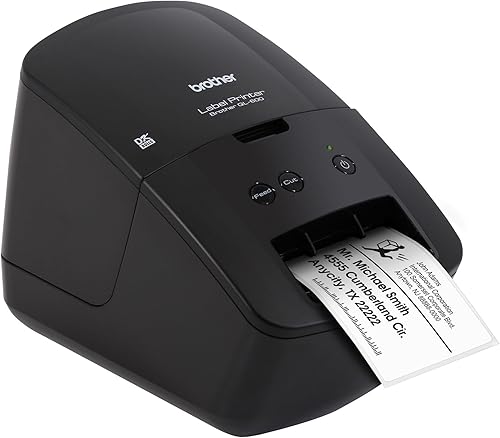 Brother Economic Desktop Label Printer QL-600, QL600, etiquetas de 2.4" ancho