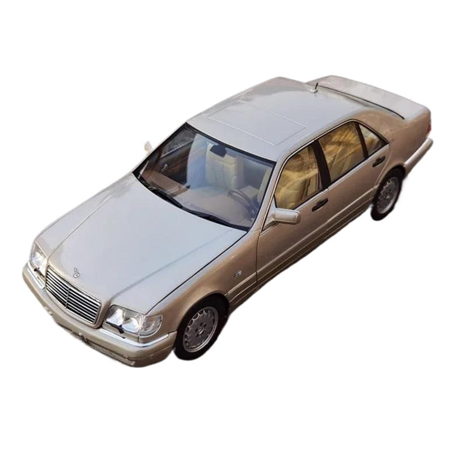 Resin Car Vehicle Model 1 18 Fit for Scale S600 W140 1997 Alloy Car Model Collection Souvenir Display Ornaments Vehicle Festive Deluxe Gift