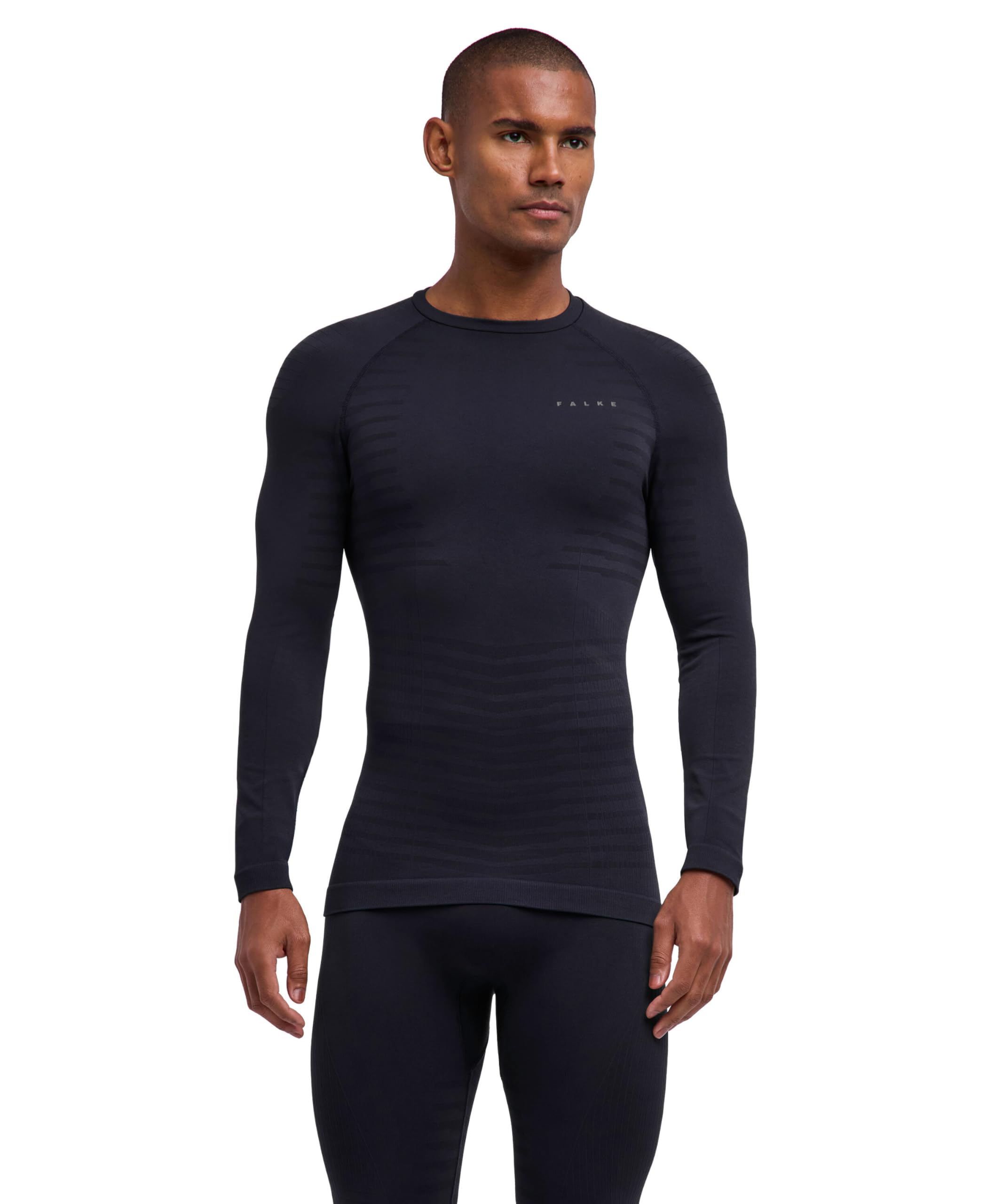 FALKE Herren Maximum Warm Round Neck Funktionsshirt Langarm kalte bis sehr kalte Temperaturen Funktionsunterwäsche schnelltrocknendes atmungsaktives nachhaltiges Funktionsmaterial 1 Stück