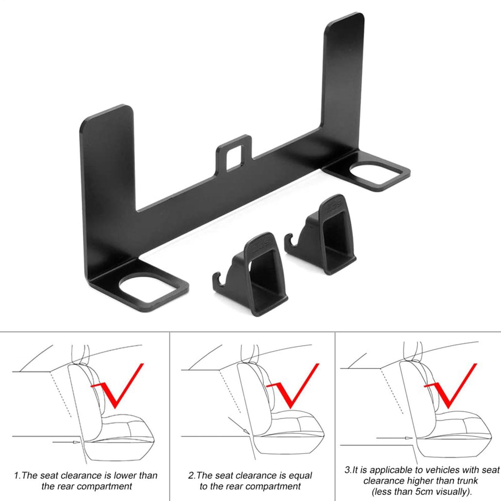 Kindersicherheitssitz, Autohalterung, Sitzhalterungssystem, robuste Unterstützung, für SUV, Wohnmobil, Nutzfahrzeug, Auto-Installation, Kinderschutz, sicherer Reisetransport, 33,2 x 6,8 cm