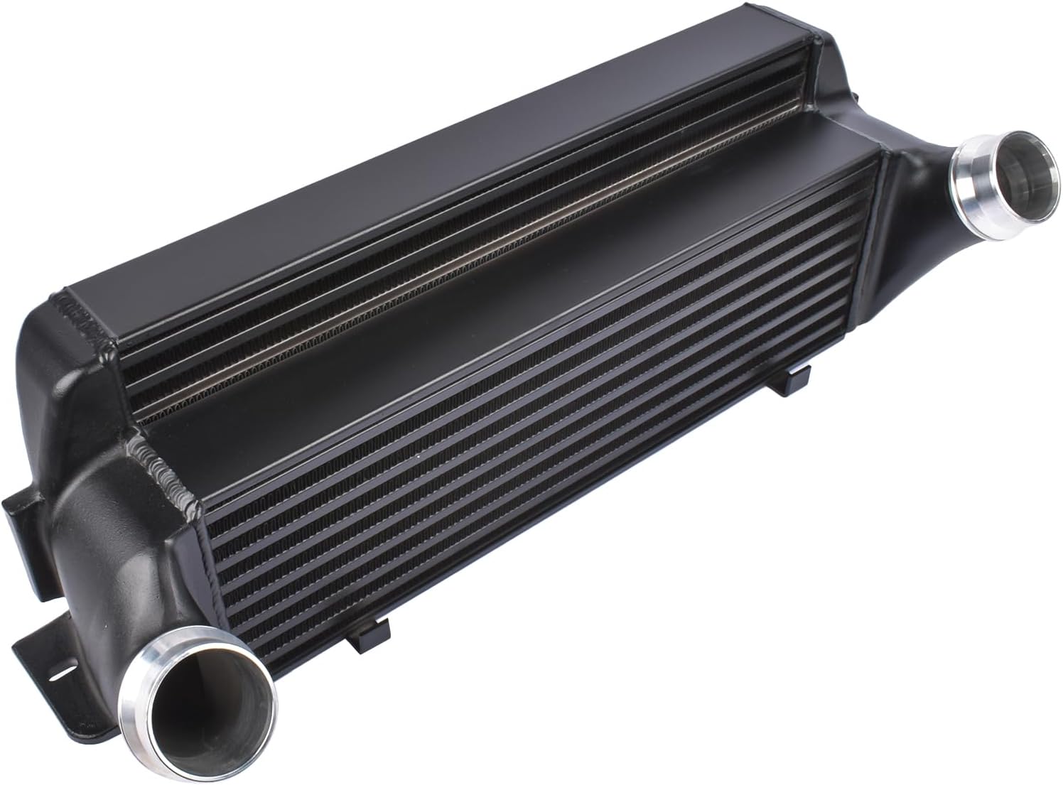 Front Mount Turbo Intercooler Black Replacement for BMW 12-18 M235i M2 328i 335i 428i 435i N20 N26 N55 GELUOXI