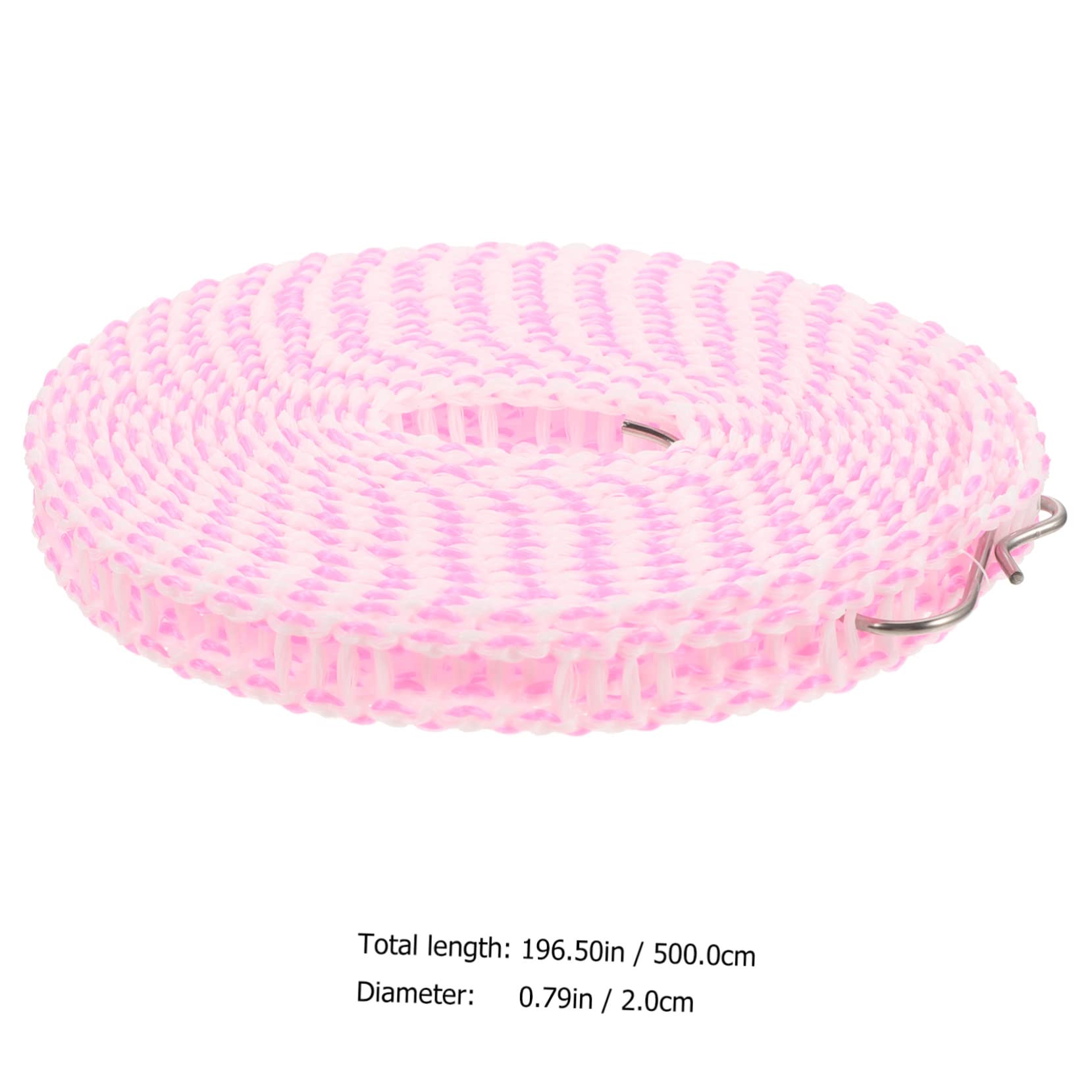 OFFSCH 2pcs Portable Travel Clothesline Windproof Laundry Drying Rope for Camping Vacation Indoor Outdoor Use Easy to Carry Heavy Duty Design