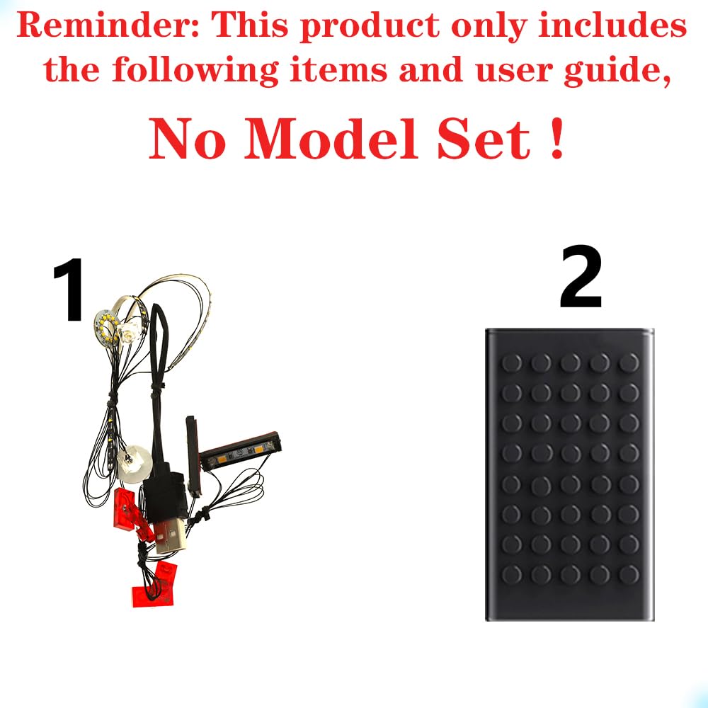 MENZAVA LED Light Set Compatible with LEGO 42177 Mercedes-Benz G 500 PROFESSIONAL Line Technic Building Blocks Model - Image 3