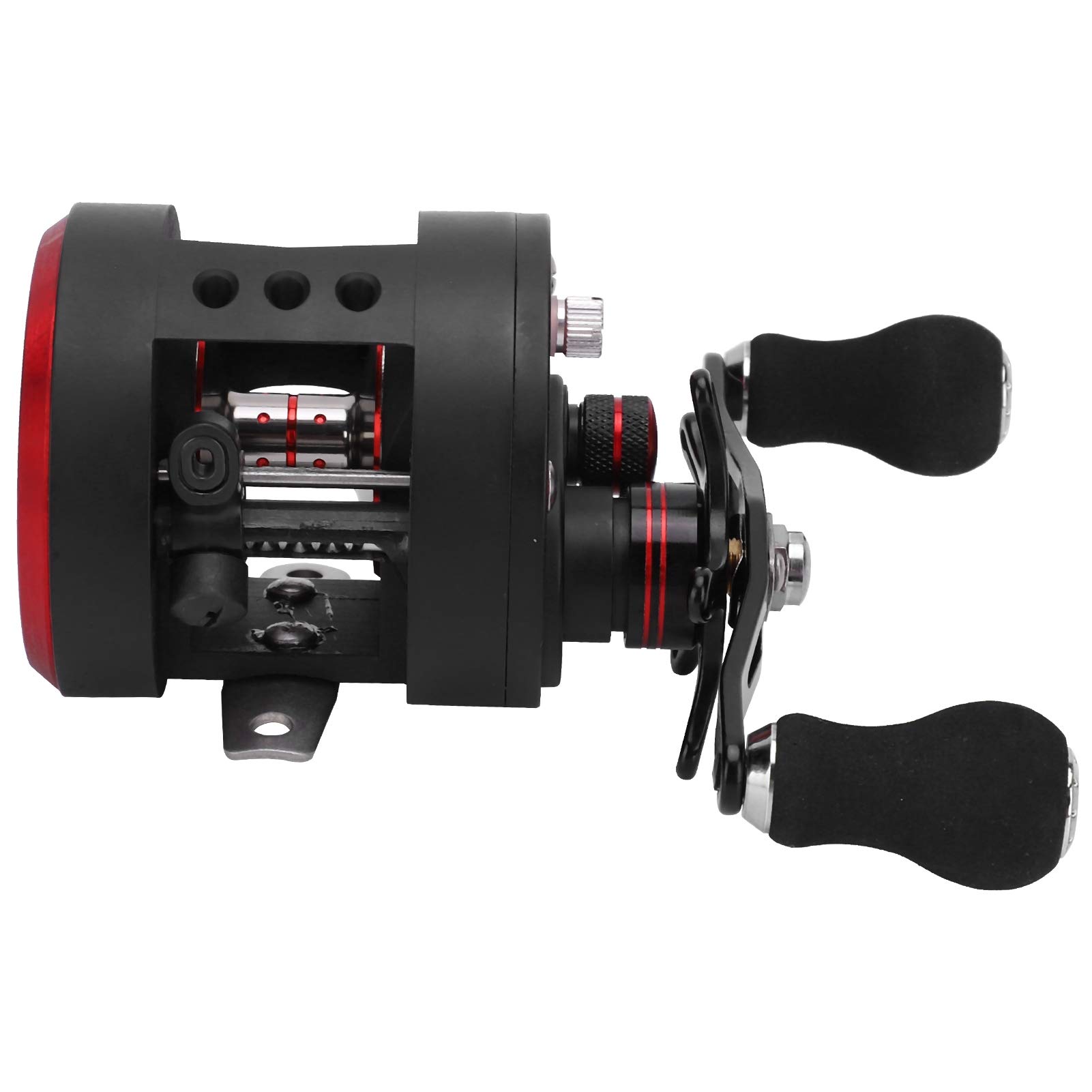 Carrete de Pesca Baitcasting Reel 5.6:1 Relación de Engranaje Accesorio de Agua Dulce y Salada