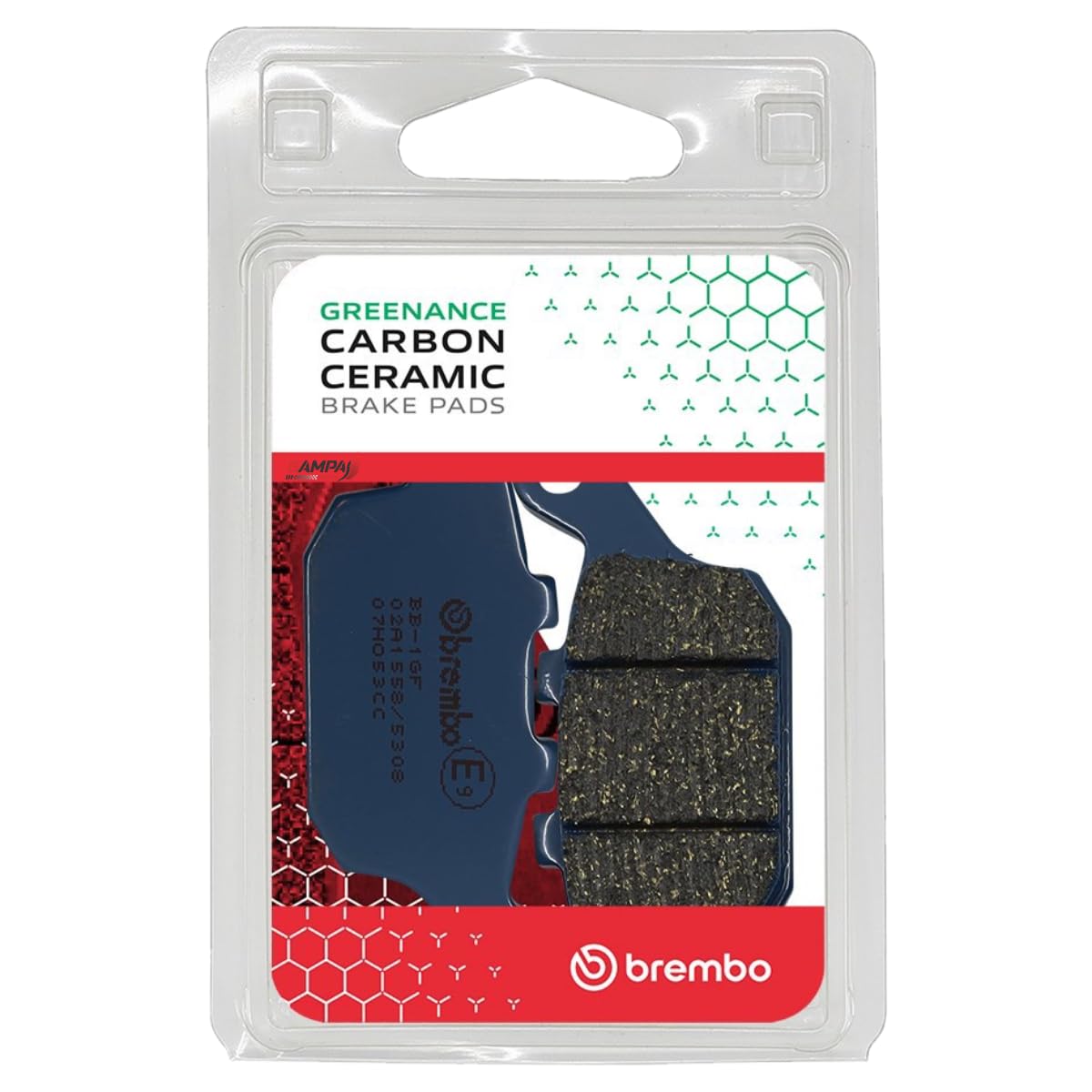BREMBO Kit pastiglie freni Posteriore 07HO53CC Compatibilità con KAWASAKI MOTORCYCLES Z, HONDA MOTORCYCLES X-ADV