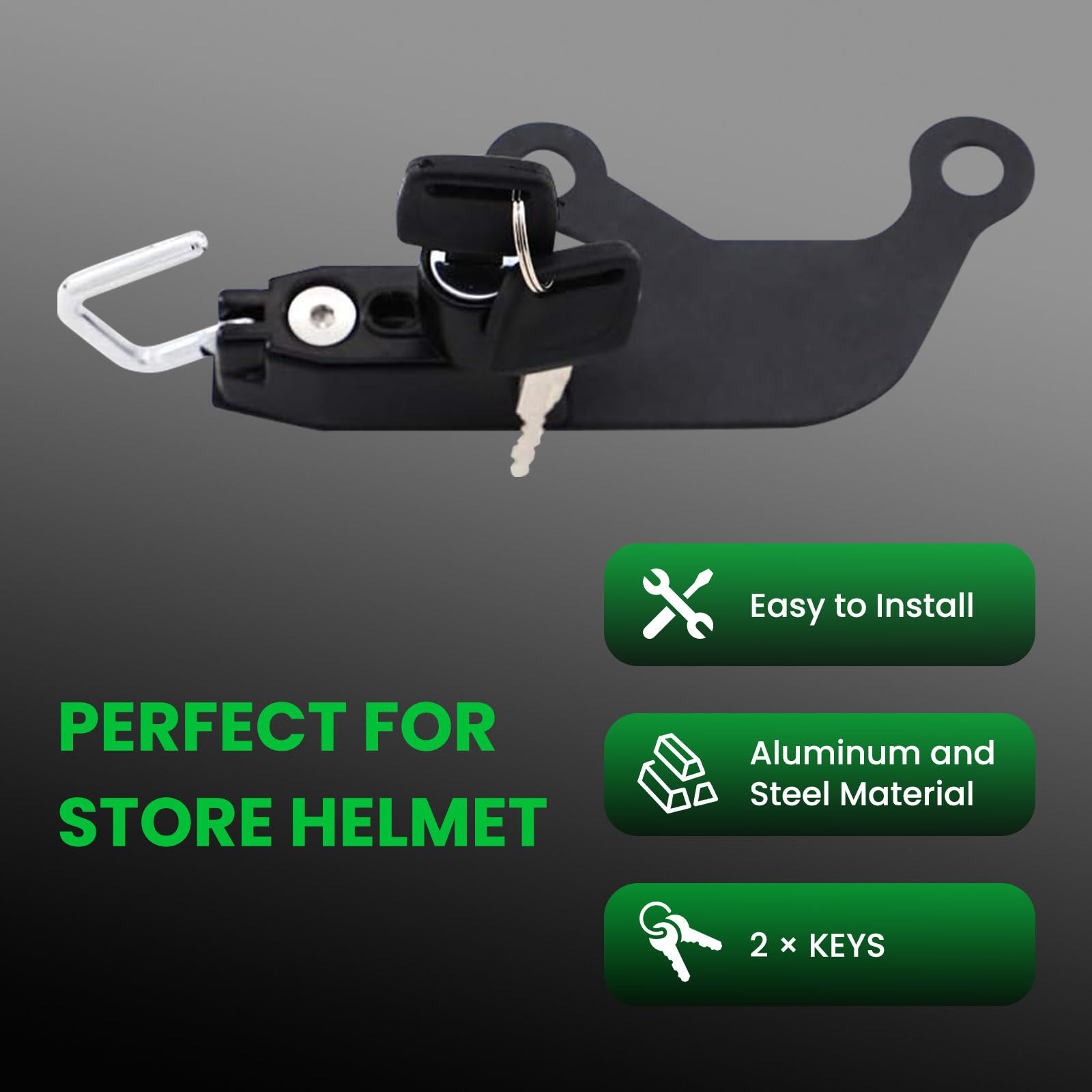 Amazon.com: GUAIMI Motorcycle Helmet Lock Anti-Theft Helmet