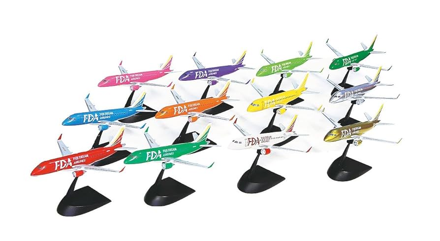 1/300 FDAフジドリームエアライン エンブラエル１号機〜10号機セット 1/300 FDAフジドリームエアライン エンブラエル1号機〜10号機セット