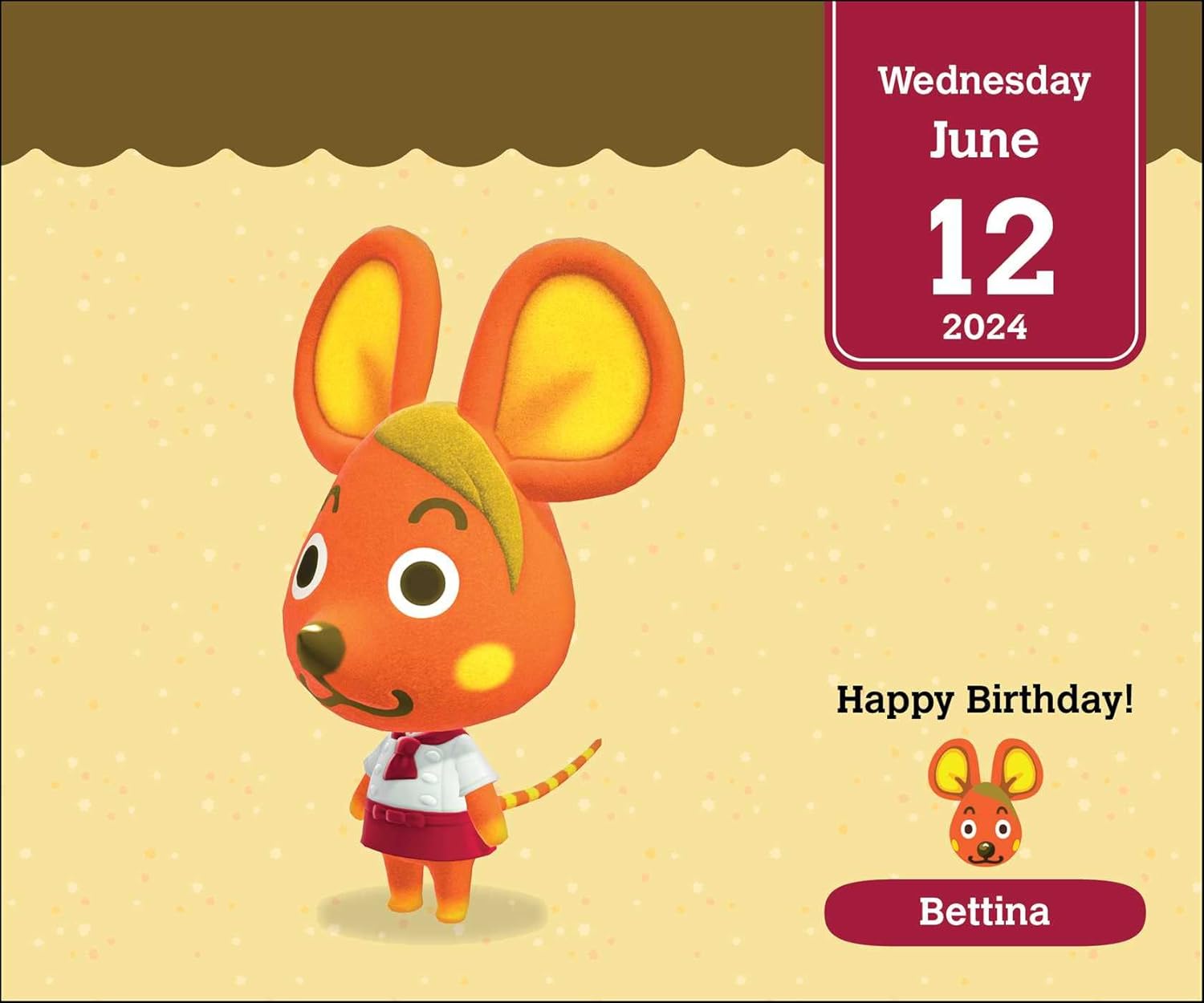 Animal Crossing: New Horizons 2024 Day-to-Day Togo Ubuy