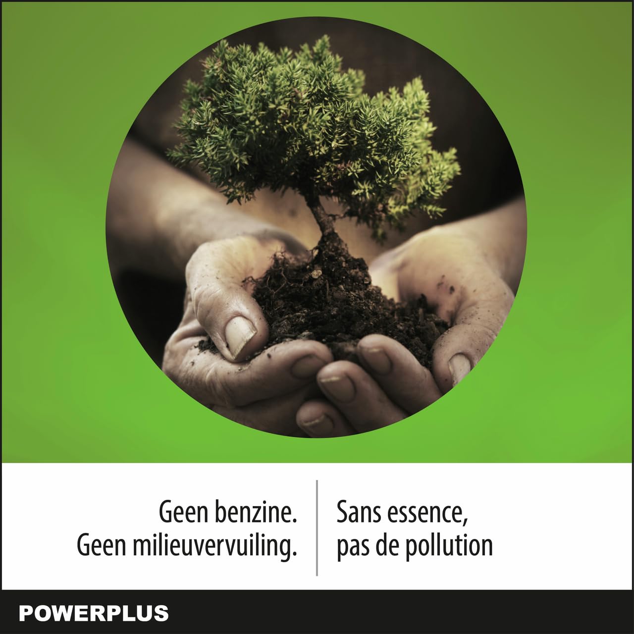 Powerplus POWEBG7521-20 V - Soffiatore per foglie a batteria, velocità massima dell'aria 145 km/h, attrezzi da giardino, senza batteria e caricatore