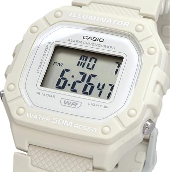Casio W-218HC-8AV Standard Digital Wristwatch, Men's, Women's, Cheap Casio, Chippukashi, Beige, Overseas Model
