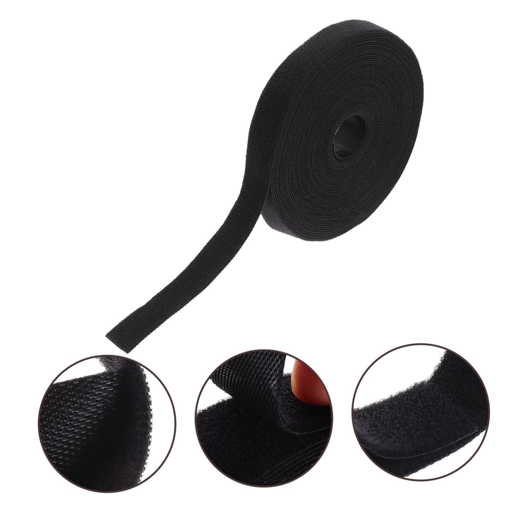 NUOBESTY 3 Rollen Wiederverwendbares Befestigungsband Aus Nylon Doppelseitiges Klebeband Befestigungsband Kabelbinder Stk Klebriger Stock Mischung Aus Nylon Und Polyester
