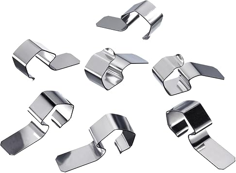 Westmark 8 Piece Canning Clamps Weck Kitchen Tool, Silver