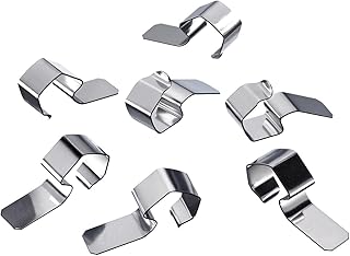 8 Piece Canning Clamps Weck Kitchen Tool, Silver