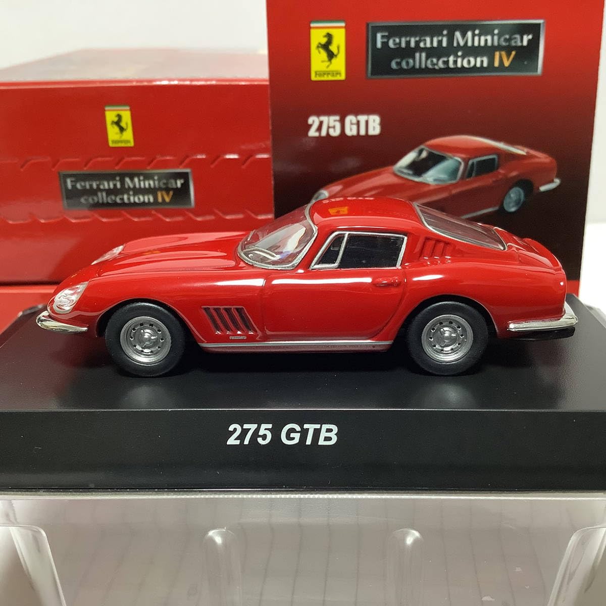 Amazon | 1/64 京商 フェラーリ 275 GTB レッド ミニカーコレクション4 