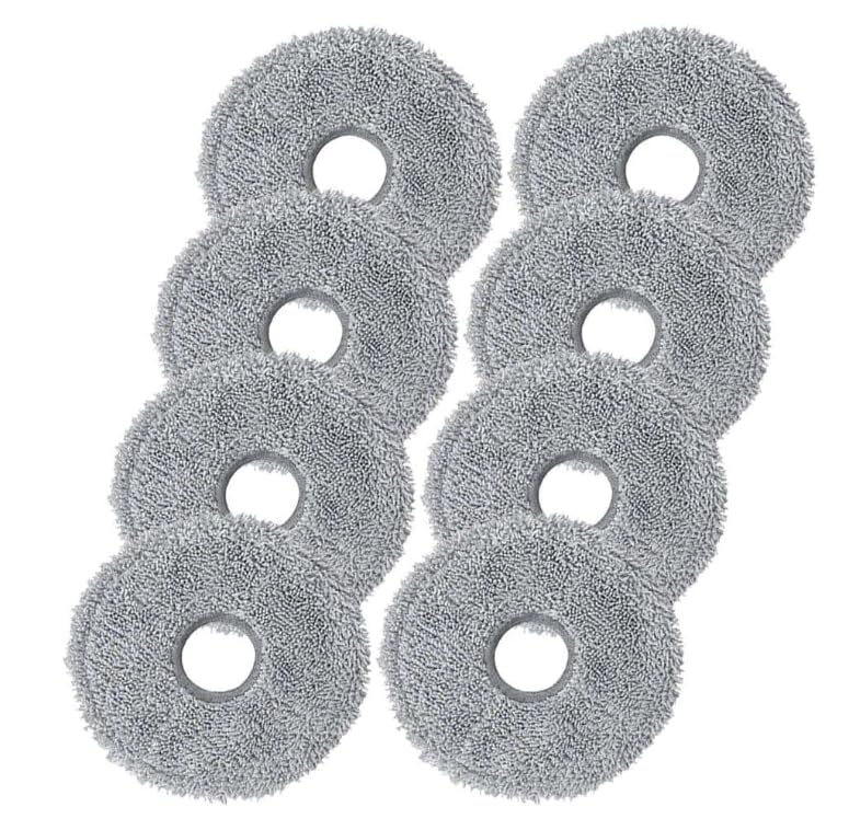 Mop Set Replacement Cloths, 10 Mop Pads for Dreame L10s Ultra/L10 Ultra/L20 Ultra/X40 Ultra/L10s Pro Ultra Heat, Xiaomi X10+/X20+, ECOVACS X1/X2/T20/T30 Mop Pads