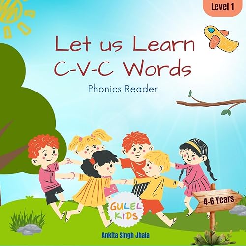Let Us Learn CVC Words (Consonant-Vowel-Consonant) | Individual Vowels Chapter | Book for UKG, SKG, and Kindergarten Beginners Kids | Clean, Uncluttered Graphics | Kids Innovation Books for 4-6 Year Old Children