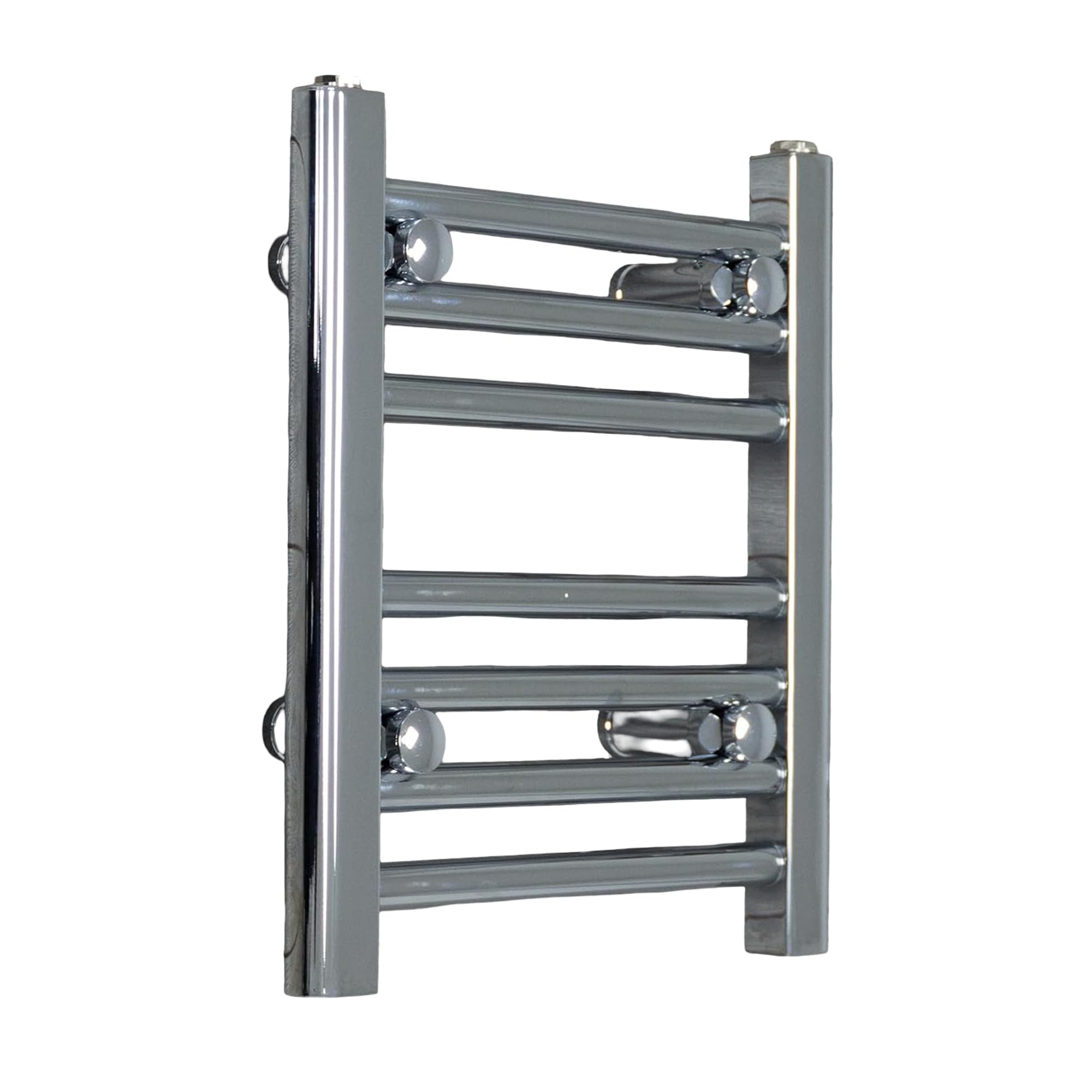 Companyblue Chrome Heated Towel Rail Radiator | Flat Ladder Bathroom Radiator | 300x400mm