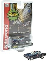 Vista 2 de Auto World x Premium Hobbies Blue Comic Book 1966 Batman Batmobile HO Scale Slot Car CP7811
